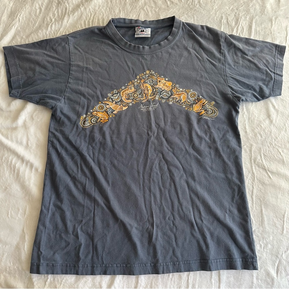 Vintage Blue Australia Graphic Tshirt - Picture 2 of 5